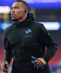 Amon-Ra St. Brown 2026 Lions Sideline Anorak Jacket