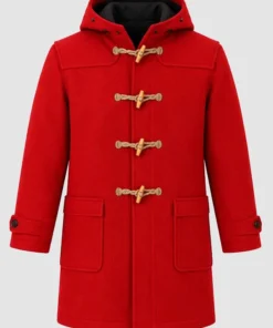 The Man with the Bag Arnold Schwarzenegger Santa Coat Arnold Schwarzenegger The Man with the Bag Red Coat