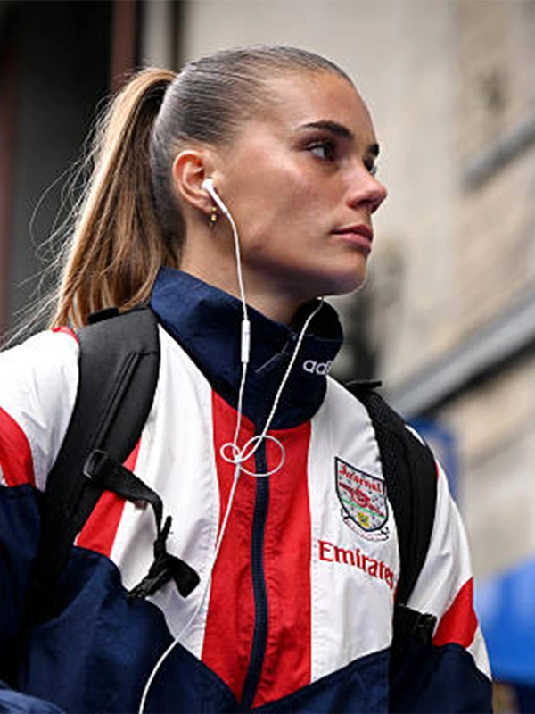 Selina Cerci 2026 Arsenal Adidas EQT Track Jacket Arsenal Adidas 2026 Selina Cerci EQT Full Zip Jacket