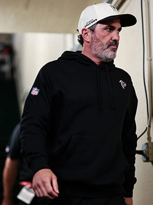Atlanta Falcons 2026 Kevin Stefanski Sideline Club Hoodie Atlanta Falcons 2026 Kevin Stefanski Sideline Club Hoodie
