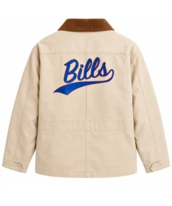 Buffalo Bills Full-Snap Barn Jacket Bills Tuckernuck Barn Cream Jacket