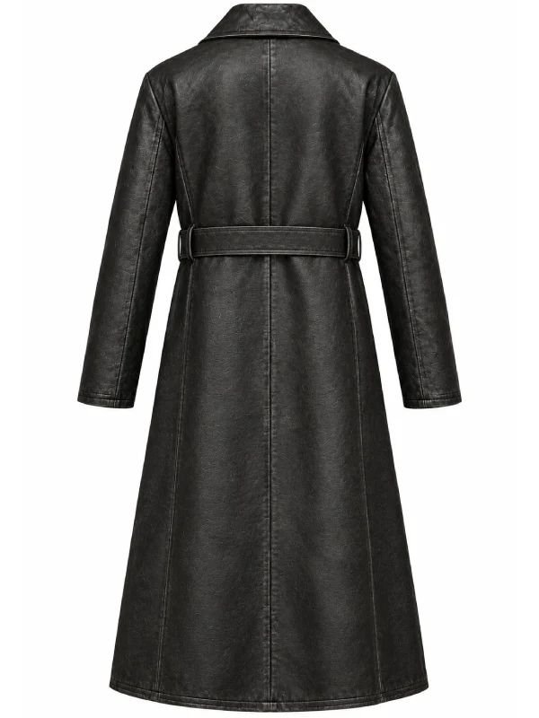 Blade Trinity Wesley Snipes Cosplay Outfit blade trinity black leather belted trench