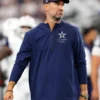 John Harbaugh 2026 Giants Nike Sideline Club Hoodie Brian Schottenheimer 2026 Cowboys Hooded Quarter-Zip Jacket