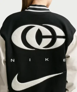 Nike 2026 Caitlin Clark Basketball Varsity Jacket Caitlin Clark Nike 2026 Basketball Black Jacket