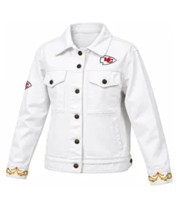 Kansas City Chiefs Pancho’s Blanket Denim Jacket Chiefs Panchos Blanket jacket