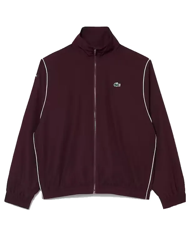 Novak Djokovic China Open 2026 Track Jacket China Open 2026 Novak Djokovic Maroon Jacket