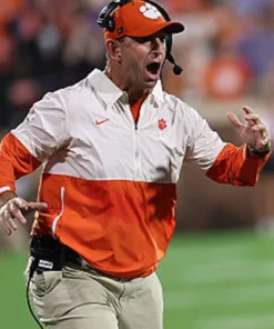 Dabo Swinney 2026 Clemson Tigers Half-Zip Jacket