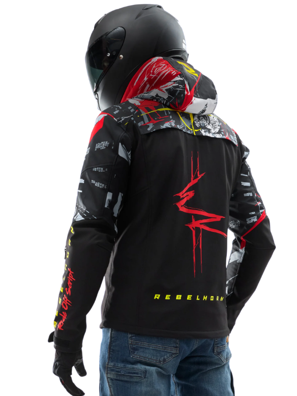 Cyberpunk Edgerunners 2 Rebelhorn Slash Biker Jacket Cyberpunk Edgerunners 2 Rebelhorn Slash Biker Jacket - Image 3