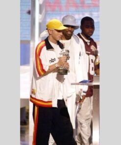 Eminem PnB Nation White Jacket Eminem 90s Pnb Nation Jacket