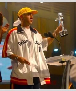 Eminem PnB Nation White Jacket Eminem Fashion White Jacket