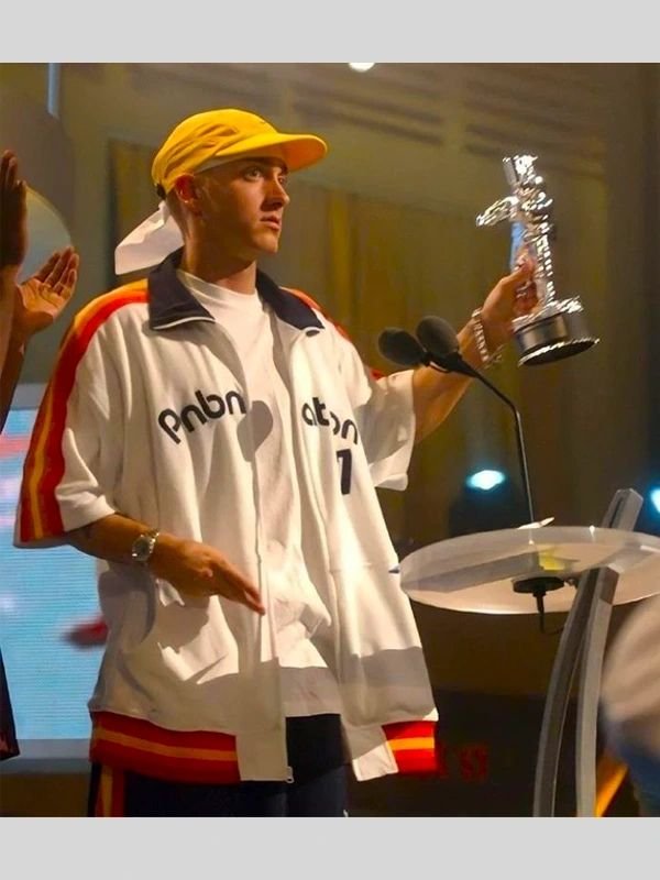 Eminem PnB Nation White Jacket Eminem Fashion White Jacket