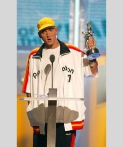 Eminem PnB Nation White Jacket Eminem Streetwear Jacket
