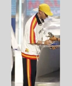 Eminem PnB Nation White Jacket Eminem White Bomber Jacket