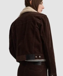 Gap × A.P.C. Icon Brown Corduroy Cropped Jacket