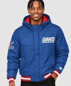 Giants x Starter Super Bowl XXI Hooded Parka Jacket