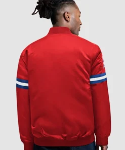 Giants x Starter Super Bowl XXI Satin Varsity Jacket Giants x Starter Super Bowl XXI Satin Bomber Jacket