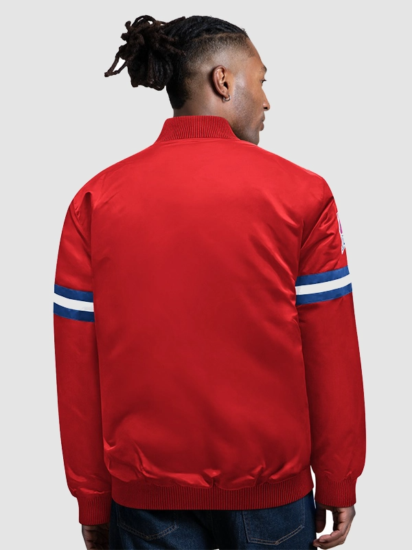 Giants x Starter Super Bowl XXI Satin Varsity Jacket Giants x Starter Super Bowl XXI Satin Bomber Jacket