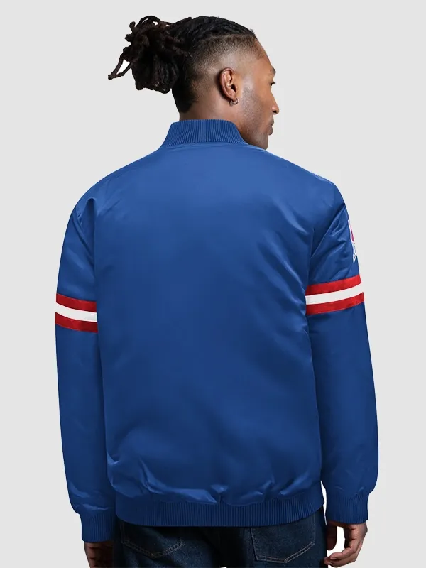 Giants x Starter Super Bowl XXI Satin Varsity Jacket Giants x Starter Super Bowl XXI Satin Varsity Jacket Blue