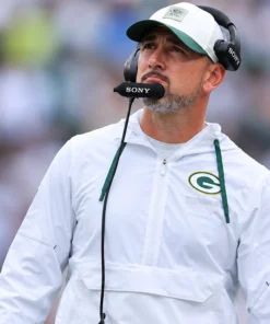 Matt LaFleur 2026 Packers Sideline Anorak Jacket Green Bay Packers 2026 Sideline Anorak Jacket