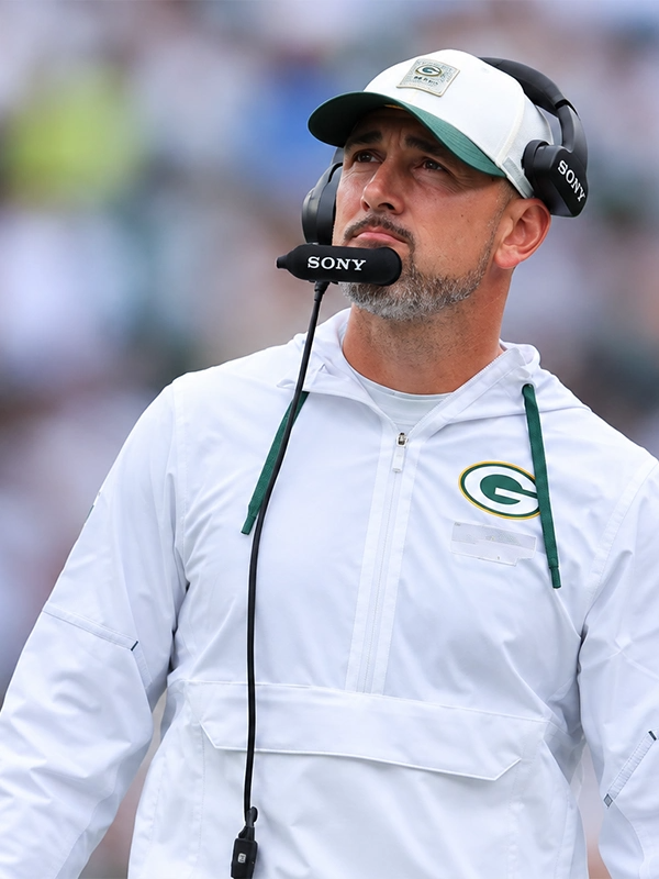 Matt LaFleur 2026 Packers Sideline Anorak Jacket Green Bay Packers 2026 Sideline Anorak Jacket
