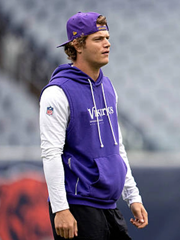 J.J. McCarthy 2026 Vikings Sideline Sleeveless Hoodie J.J. McCarthy 2026 Vikings Sideline Sleeveless Hoodie Purple