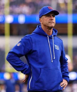 John Harbaugh 2026 Giants Nike Sideline Club Hoodie