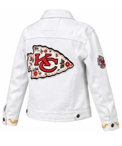 Kansas City Chiefs Pancho’s Blanket Denim Jacket Kansas City Chiefs denim jacket