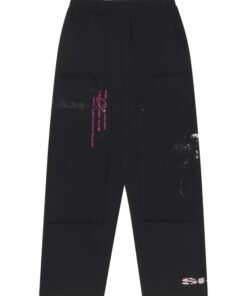 king spider wide leg fleece sweatpants