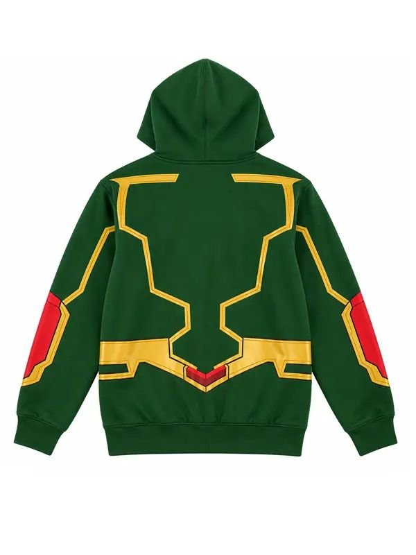 VisionQuest Vision Reversible Hoodie Marvel VisionQuest Vision Reversible Green Hoodie