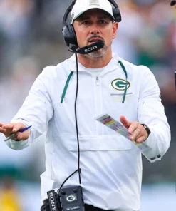 Matt LaFleur 2026 Packers Sideline Anorak Jacket