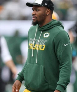 Micah Parsons 2026 Green Bay Packers Sideline Hoodie