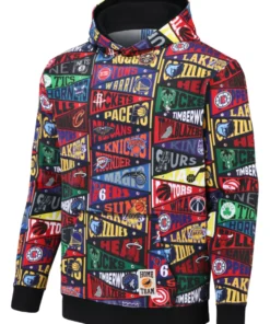 N-B-A x Staple All Teams Pennant Fleece Hoodie