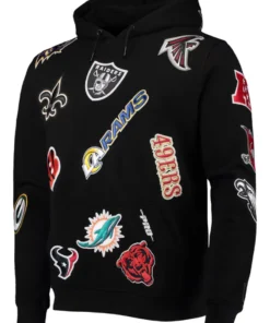 N-F-L x Pro-Standard All Teams Black Hoodie
