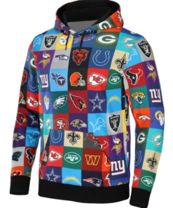 N-F-L All Teams Logo Grid Pullover Hoodie N-F-L x Staple All Teams Allover Print Hoodie