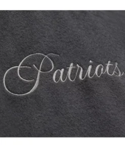New England Patriots Legacy Made Varsity Jacket New England Patriots Legacy Made Lettermen Jacket Grey