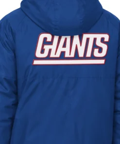 New York Giants Starter Royal Super Bowl XXI Hooded Jacket