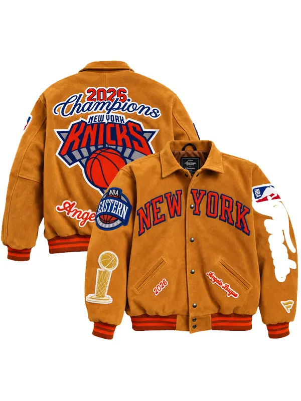 New York Knicks 2026 Championship Jacket New York Knicks 2026 Championship Jacket