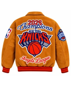 New York Knicks 2026 Championship Jacket New York Knicks Fanatics Finals Champions Artisan Jacket