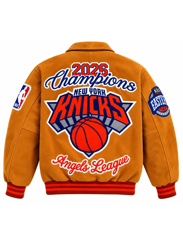 New York Knicks 2026 Championship Jacket New York Knicks Fanatics Finals Champions Artisan Jacket