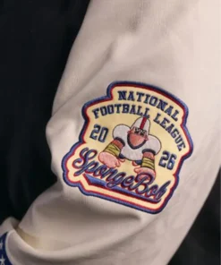 Nickelodeon SpongeBob Varsity Jacket Sleeves