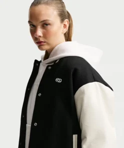 Nike 2026 Caitlin Clark Basketball Varsity Jacket Nike 2026 Caitlin Clark Basketball Varsity Jacket Black