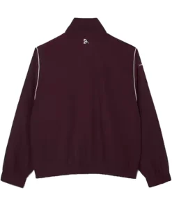 Novak Djokovic China Open 2026 Track Jacket Novak Djokovic China Open Lacoste Maroon Track Jacket