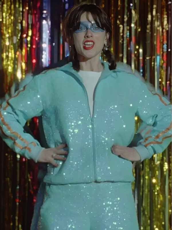 Opalite Taylor Swift Sequin Mint Green Tracksuit Opalite Taylor Swift Sequin Mint Green Tracksuit