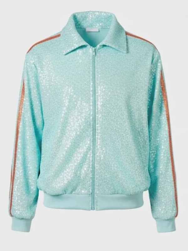 Opalite Taylor Swift Sequin Mint Green Tracksuit Opalite Taylor Swift Sequin Mint Tracksuit
