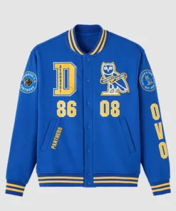 OVO x Degrassi Panthers Fleece Varsity Jacket