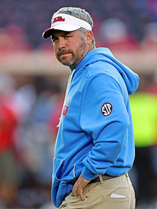 Pete Golding 2026 Ole Miss Rebels Sideline Hoodie Pete Golding 2026 Ole Miss Rebels Sideline Hoodie Blue