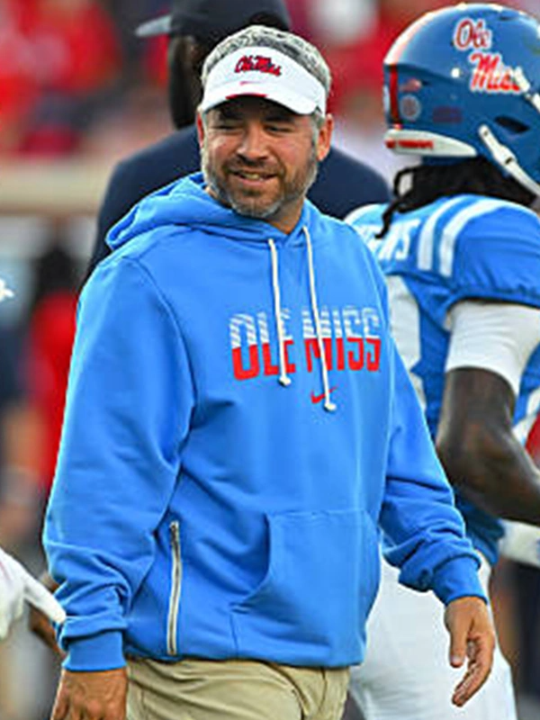 Pete Golding 2026 Ole Miss Rebels Sideline Hoodie Pete Golding 2026 Ole Miss Rebels Sideline Hoodie
