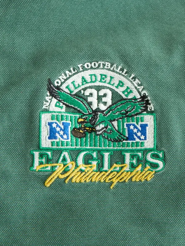 Philadelphia Eagles Hooded Bomber Jacket Philadelphia Eagles Cotton Hooded Jacket