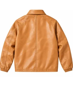 Ray Kwok Leather Coach Jacket Ray Kwok Tochigi Veg-Tan Kip Leather Jacket