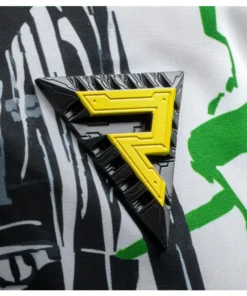 Cyberpunk Edgerunners 2 Rebelhorn Slash Biker Jacket rebelhorn slash edgerunners 2 r logo badge jacket